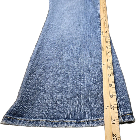 Levi’s 580 Bootcut Jeans Women’s 18W Short Blue Stretch Denim Plus Size - Picture 6 of 12